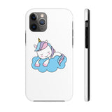 iPhone xs cases - White color cloud unicorn | iPhone xr cases mate tough