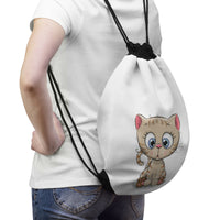 Drawstring Bag - Cute Kitty