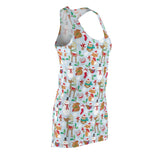 Printed dresses - Reindeer snowman dress | Dresses for women | Christmas dress