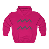 Aquarius - Unisex Heavy Blend Hooded Sweatshirt | Horoscope Sweater