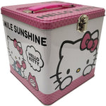 Hello Kitty Cube Carry All Tin Box