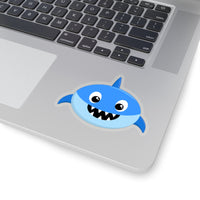 Baby shark Blue - Laptop Stickers | Custom Stickers
