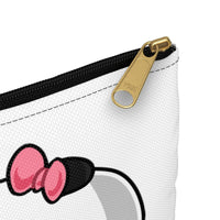 Makeup bag - Cute kissing panda | Custom makeup bag | Personalized makeup bag