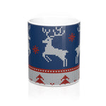 Christmas mug - Blue Reindeer | Coffee Mug