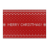 Christmas Rugs  - Red Christmas Background