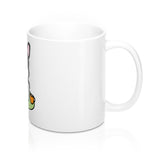 Fathers Day Gift - Personalized Coffee Mug with Laptop Bulldog Dad
