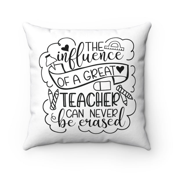 Home decor - Teach to influence | Cushion Cover | Teacher gift | Teacher pillow