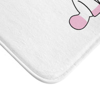Home decor - Unicorn sitting bath mat | Custom bath mat | Personalized gift