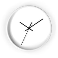 Wall clock plain background with no lines