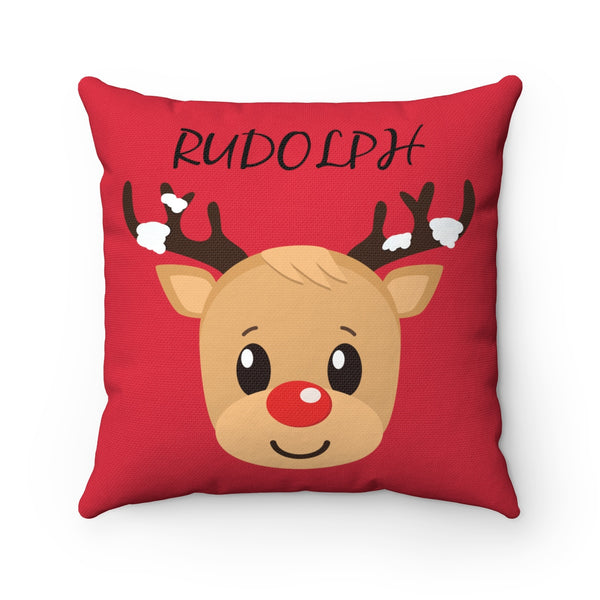 Christmas decorations - Rudolph pillow | Christmas gift | Custom christmas pillow