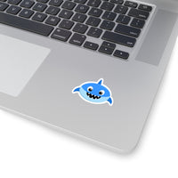 Baby shark Blue - Laptop Stickers | Custom Stickers
