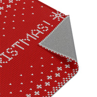 Christmas Rugs  - Red Christmas Background