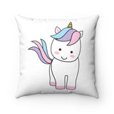 Cute throw pillows - Standing unicorn | Unicorn throw pillow