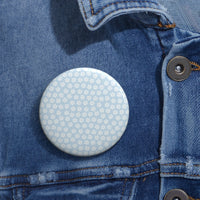 Blue background pin button | Custom Pin | Personalized giftPin Buttons