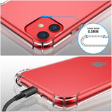 For iPhone 12 / 12 mini / 12 pro / 12 pro max case Hybrid Shockproof Thin Clear Case