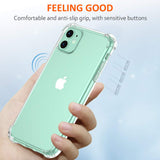 For iPhone 12 / 12 mini / 12 pro / 12 pro max case Hybrid Shockproof Thin Clear Case