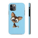 iPhone 11 cases - Chihuahua blue background color | iPhone x cases mate tough