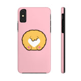 iPhone XS cases - Pink color corgi butt | iPhone cases mate tough