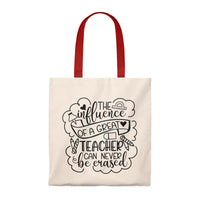 Teacher gifts - Tote bag Influence of a teacher | Teacher gifts personalized | Custom teacher gift