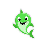 Baby shark Green Standing - Laptop Stickers | Custom Stickers
