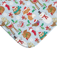 Home decor - Reindeer mat | Custom bath mat | Christmas gift