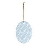 Christmas ornaments - Snowflake printed | Ceramic Ornaments | Christmas decor