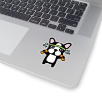 Laptop Stickers - Pit Bull Workout | Custom Stickers