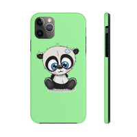 iPhone 11 cases - Light green color sew panda | iPhone cases mate tough