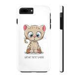 iPhone 11 cases - White color cute kitty | iPhone cases mate tough | Personalized iPhone cases
