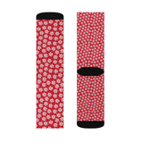 Christmas gifts - Snowflake red socks | Christmas socks women | Women socks