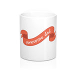 Fathers Day Gift - Personalized Coffee Mug with Awesome Dad