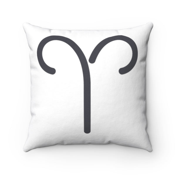 Aries Spun Polyester Square Pillow | Horoscope Pillow