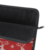 Christmas laptop sleeve - Red Reindeer