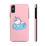iPhone xr cases - Pink color cloud unicorn | iPhone x cases mate tough