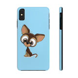 iPhone 11 cases - Chihuahua blue background color | iPhone x cases mate tough
