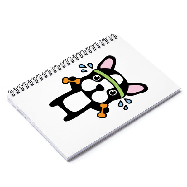 Spiral Notebook - Workout Bulldog