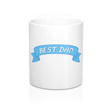 Fathers Day Gift - Personalized Coffee Mug with Best Dad
