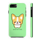 iPhone 11 cases - Green color cute corgi | iPhone cases mate tough | Personalized iPhone cases