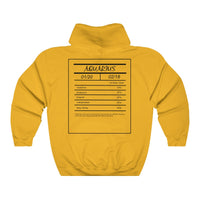 Aquarius - Unisex Heavy Blend Hooded Sweatshirt | Horoscope Sweater