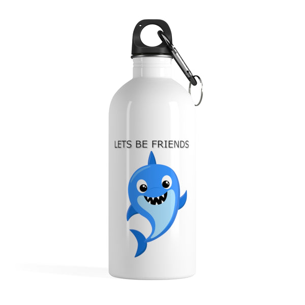 Personalized water bottle - Lets be friends | Stainless steel water bottle | Custom water bottle