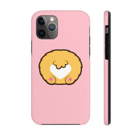 iPhone XS cases - Pink color corgi butt | iPhone cases mate tough