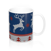 Christmas mug - Blue Reindeer | Coffee Mug