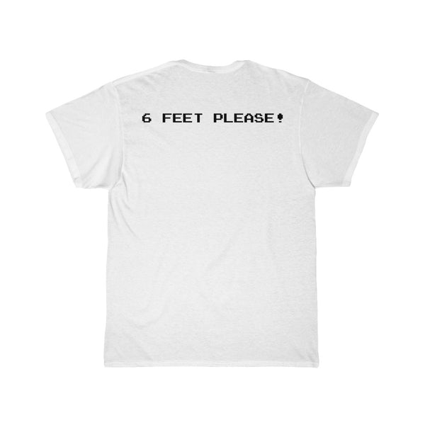 Me t-shirt with six feet printed Men short sleeve