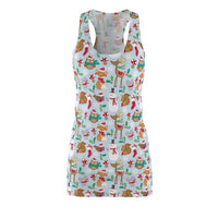 Printed dresses - Reindeer snowman dress | Dresses for women | Christmas dress