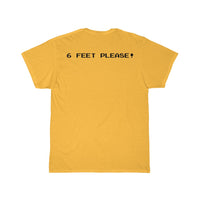 Me t-shirt with six feet printed Men short sleeve