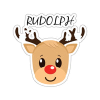 Stickers - Cute Rudolph | Custom Stickers | Laptop Stickers