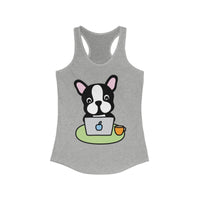 Women Tank Top - Bulldog laptop