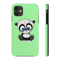 iPhone 11 cases - Light green color sew panda | iPhone cases mate tough