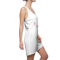 Cute Face Women's Cut & Sew Racerback Dress
