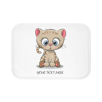 Custom bath mat - Kitty | Personalized bath mat